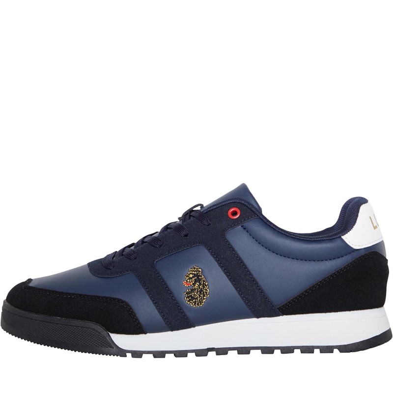 Mens Ray Trainers Navy/Black/White