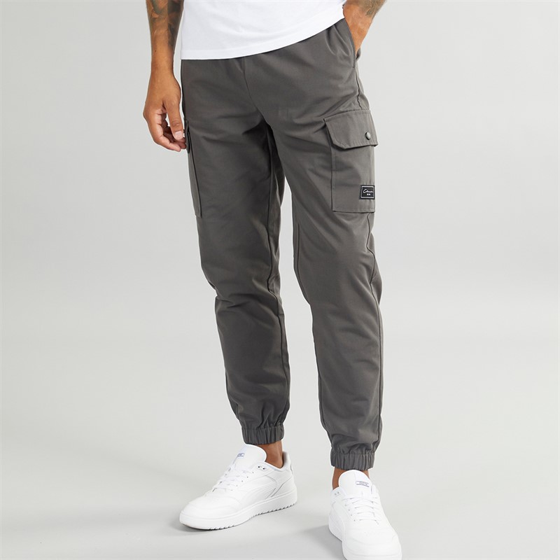 Mens Utility Cargo Pants Charcoal 1 Mens Utility Cargo Pants Charcoal