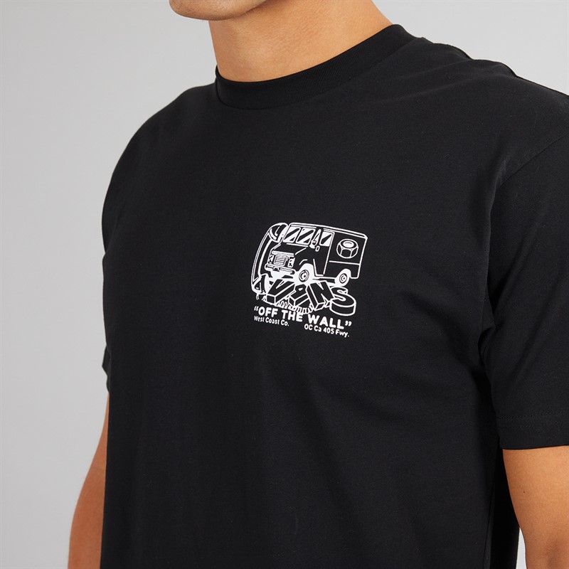 Mens Next Stop Graphic Back T-Shirt Black 5 Mens Next Stop Graphic Back T-Shirt Black