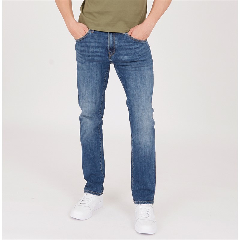 Mens Pottin 417 Regular Fit Jeans 417-Blue 1 Mens Pottin 417 Regular Fit Jeans 417-Blue