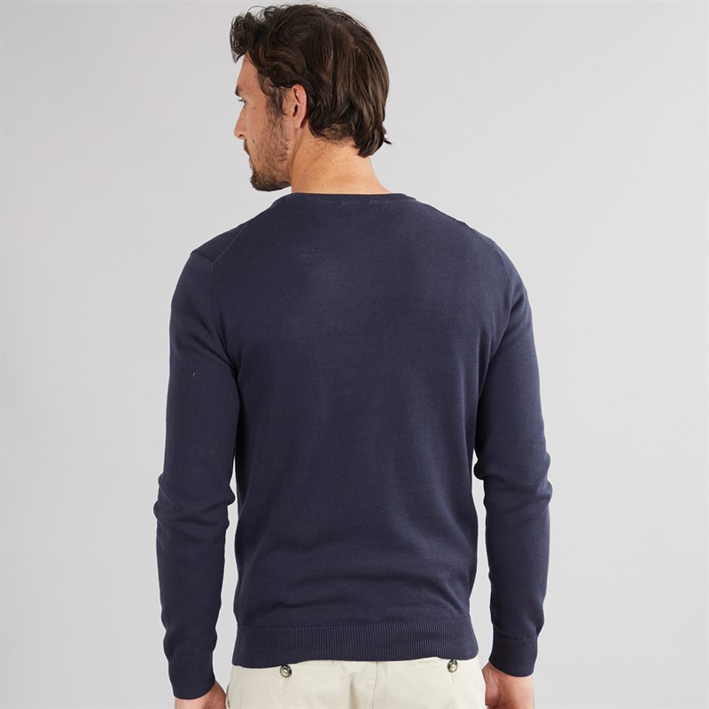 Mens Crew Neck Jumper Heritage Dark Navy 2 Mens Crew Neck Jumper Heritage Dark Navy