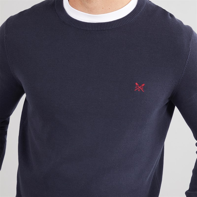Mens Crew Neck Jumper Heritage Dark Navy 3 Mens Crew Neck Jumper Heritage Dark Navy