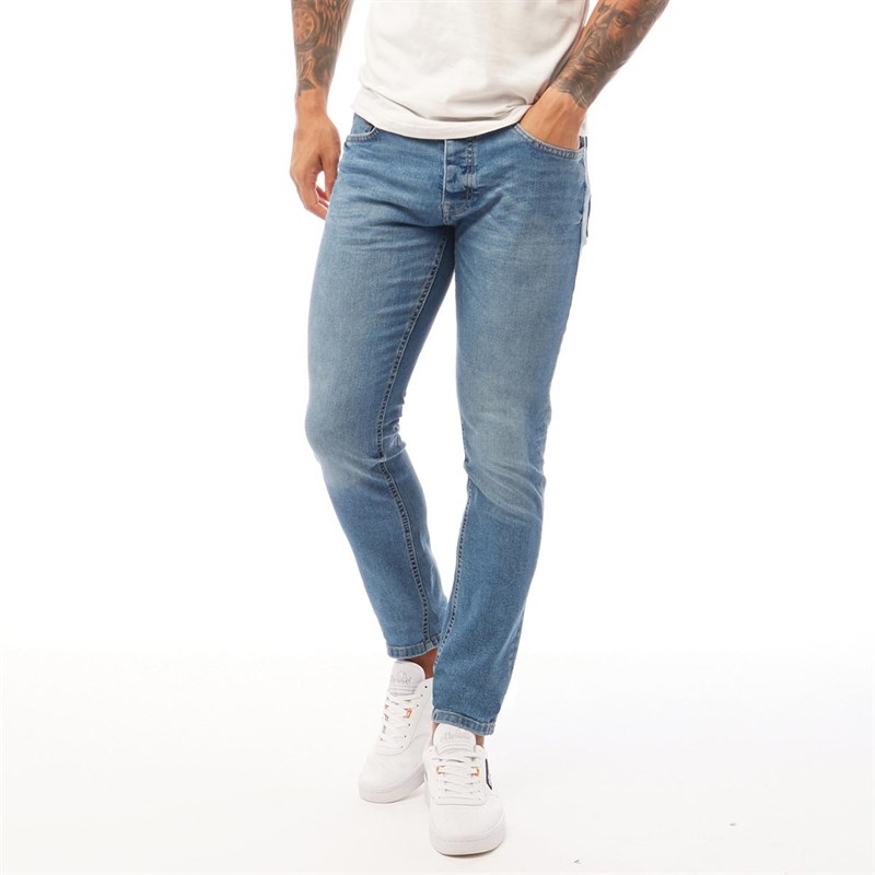 Mens Barbeck Slim Fit Jeans Light Wash 1 Mens Barbeck Slim Fit Jeans Light Wash