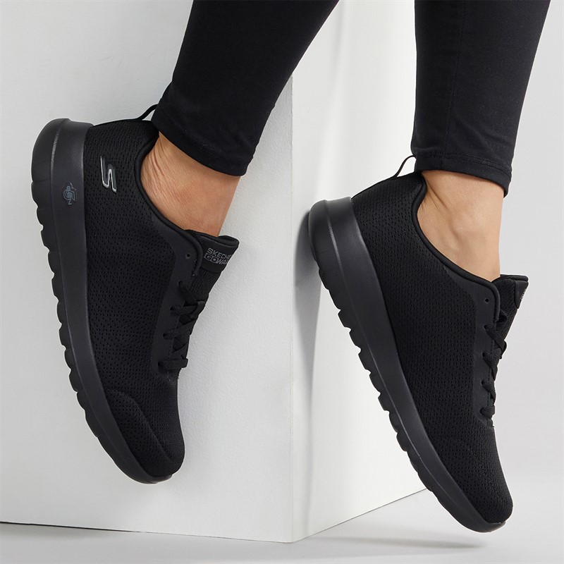 Womens Go Walk Joy Aurelia Trainers Black/Black