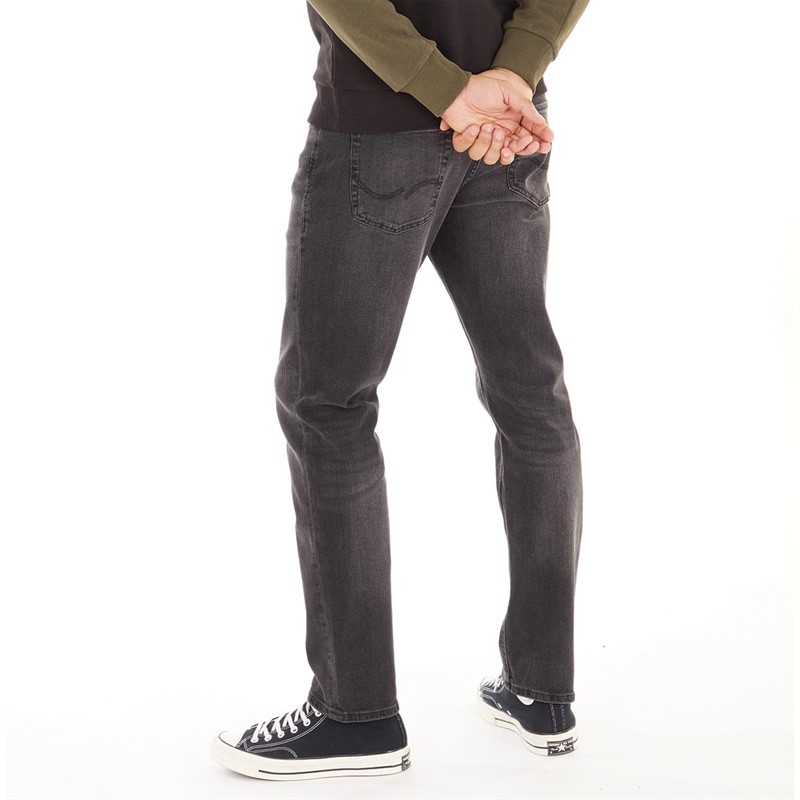 JACK AND JONES Mens Glenn Sq354 Slim Fit Jeans Black 2 JACK AND JONES Mens Glenn Sq354 Slim Fit Jeans Black