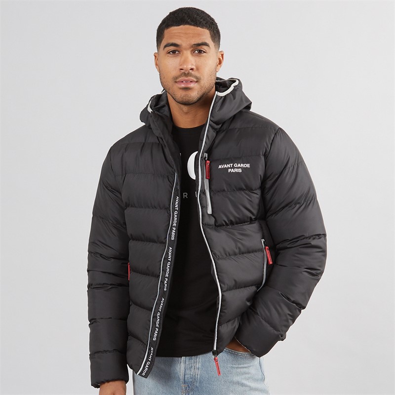 Mens Thor Puffer Jacket Black