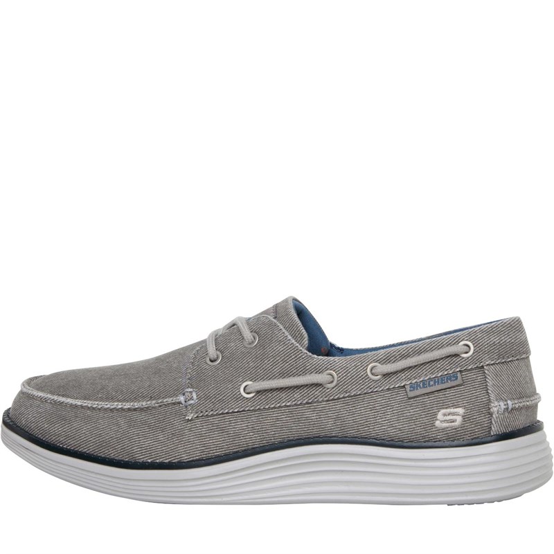 Mens Status 2.0 Lorano Canvas Shoes Grey
