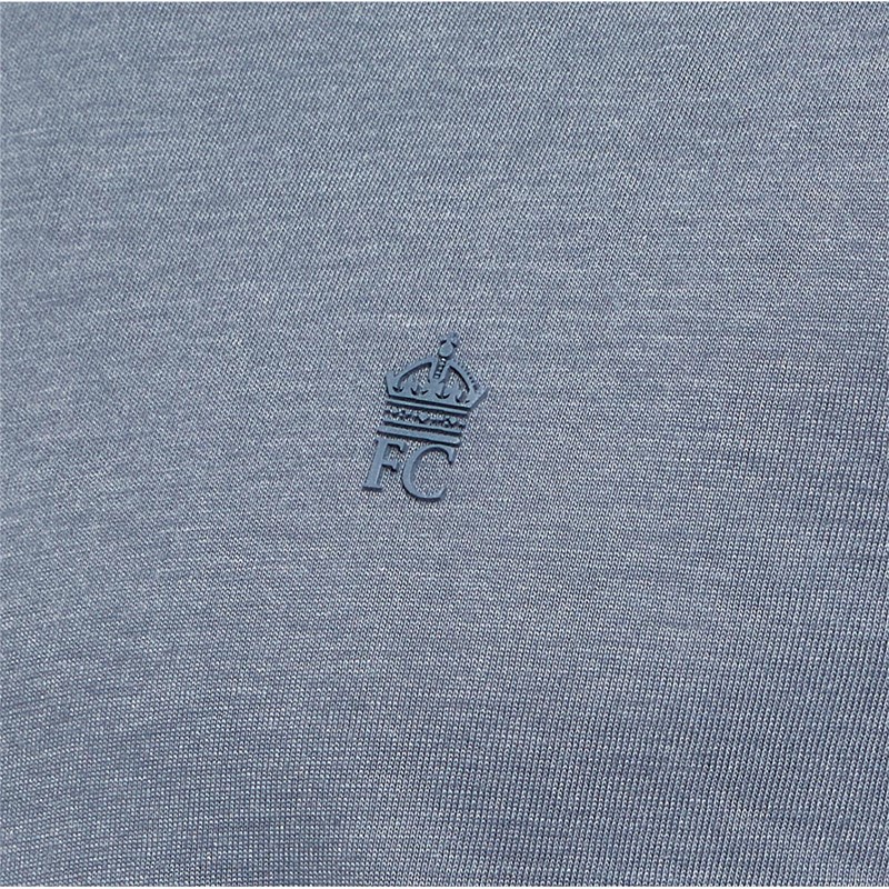 Mens Five Pack Crew T-Shirts Multi 4 - Chateaux Melange/Light Khaki/Light Blue Melange/Marine/White 2 Mens Five Pack Crew T-Shirts Multi 4 - Chateaux Melange/Light Khaki/Light Blue Melange/Marine/White