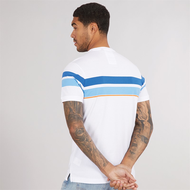 Mens Rio De Brazillia T-Shirt White/Ink Blue/Atlantic 2 Mens Rio De Brazillia T-Shirt White/Ink Blue/Atlantic