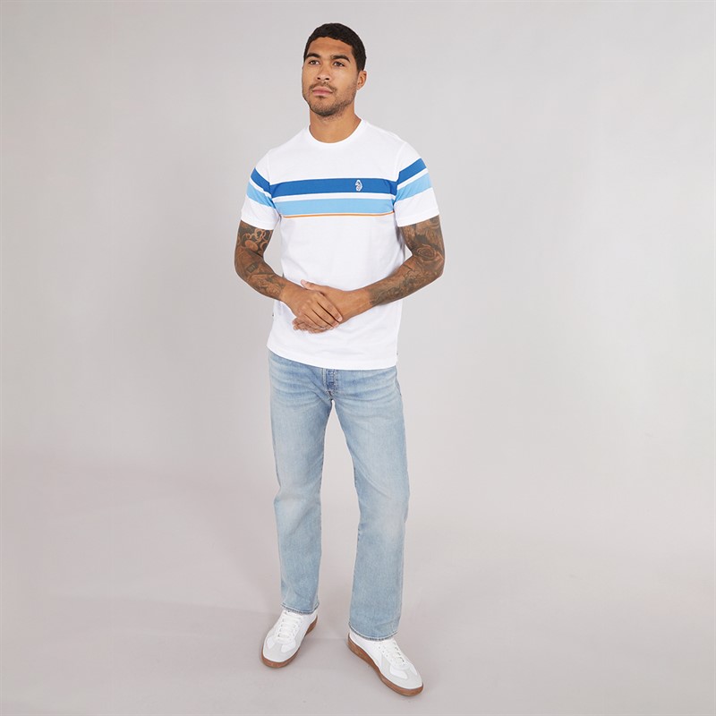 Mens Rio De Brazillia T-Shirt White/Ink Blue/Atlantic 3 Mens Rio De Brazillia T-Shirt White/Ink Blue/Atlantic