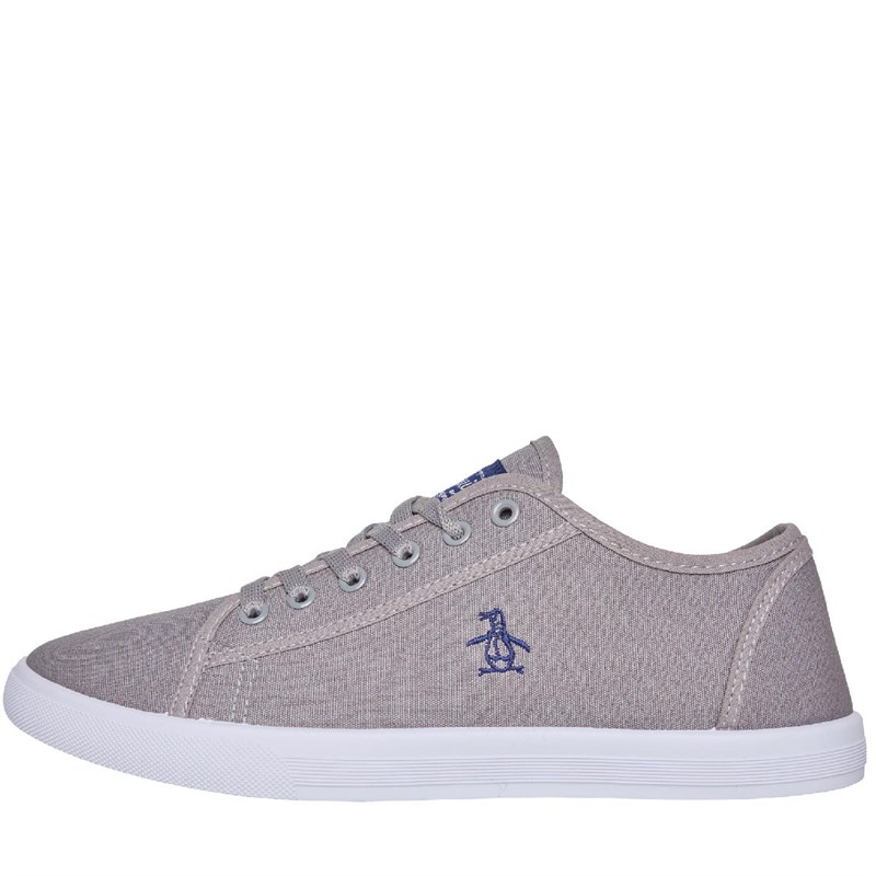 Mens Sparton Canvas Pumps Grey