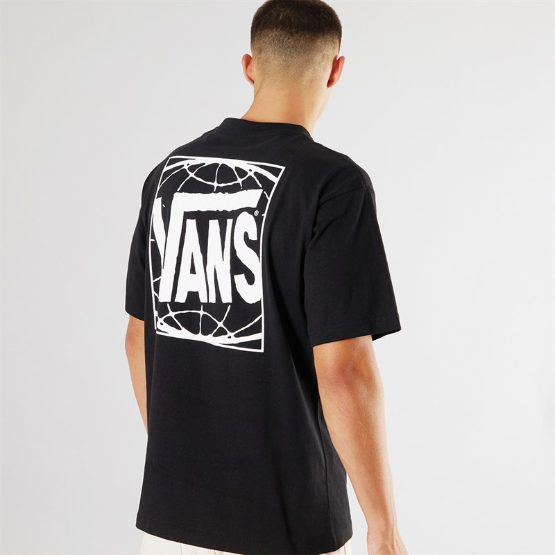 Mens Wide Loose Fit T-Shirt Black 3 Mens Wide Loose Fit T-Shirt Black