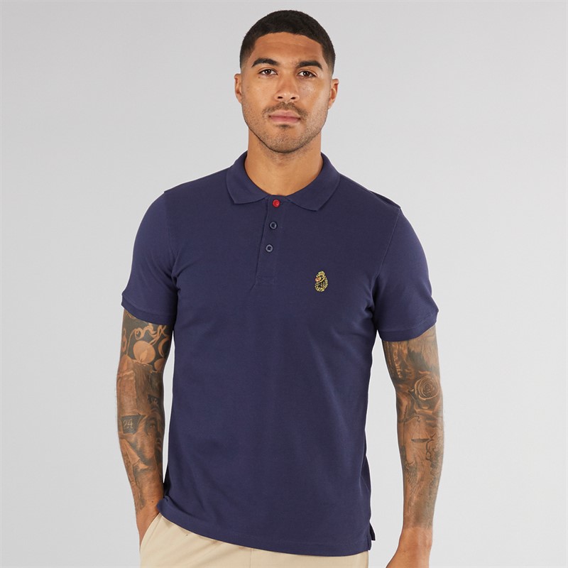 Mens Williams Polo Navy B 1 Mens Williams Polo Navy B