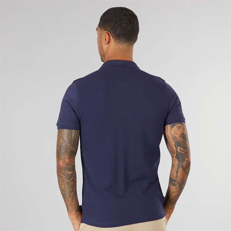 Mens Williams Polo Navy B 2 Mens Williams Polo Navy B