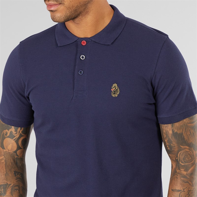 Mens Williams Polo Navy B 3 Mens Williams Polo Navy B