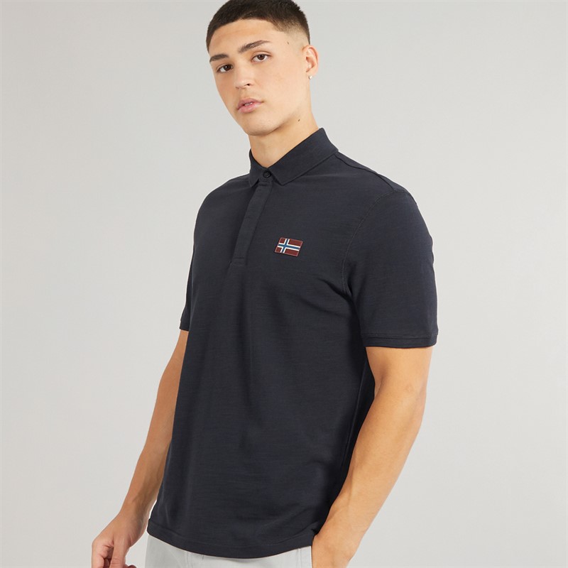 Mens Ebea 2 Polo Shirt Black