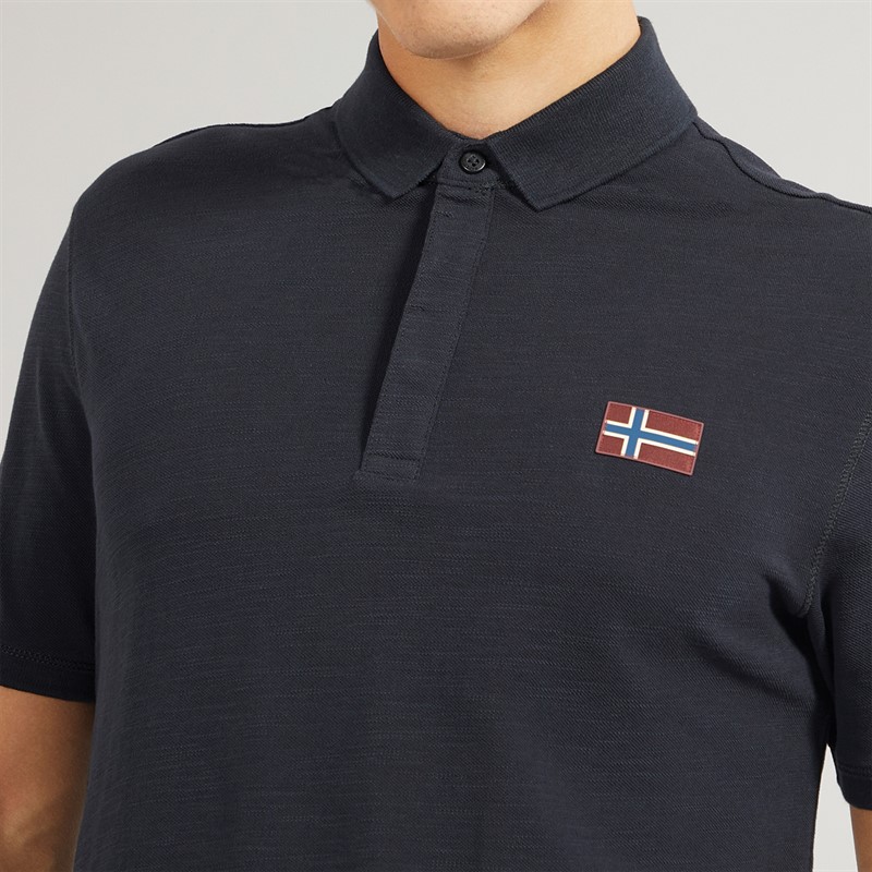Mens Ebea 2 Polo Shirt Black 3 Mens Ebea 2 Polo Shirt Black