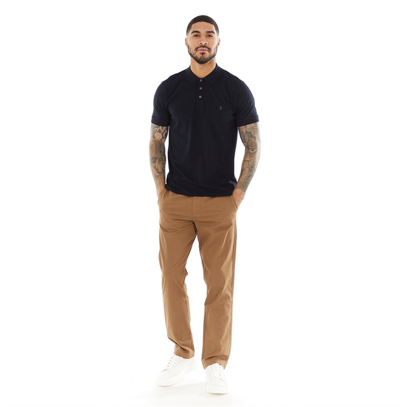 Mens Jersey Polo Marine/Gunmetal 3 Mens Jersey Polo Marine/Gunmetal