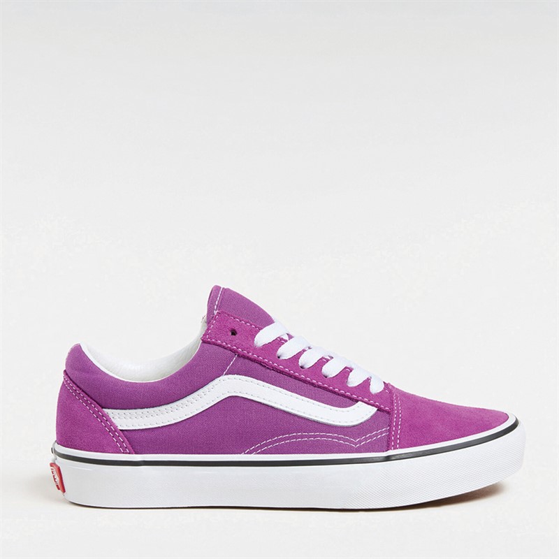 Old Skool Colour Theory Trainers Willowherb