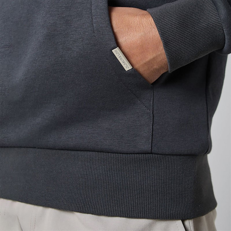 Mens Core Hoodie And Cargo Trousers Set Charcoal/Stone 3 Mens Core Hoodie And Cargo Trousers Set Charcoal/Stone
