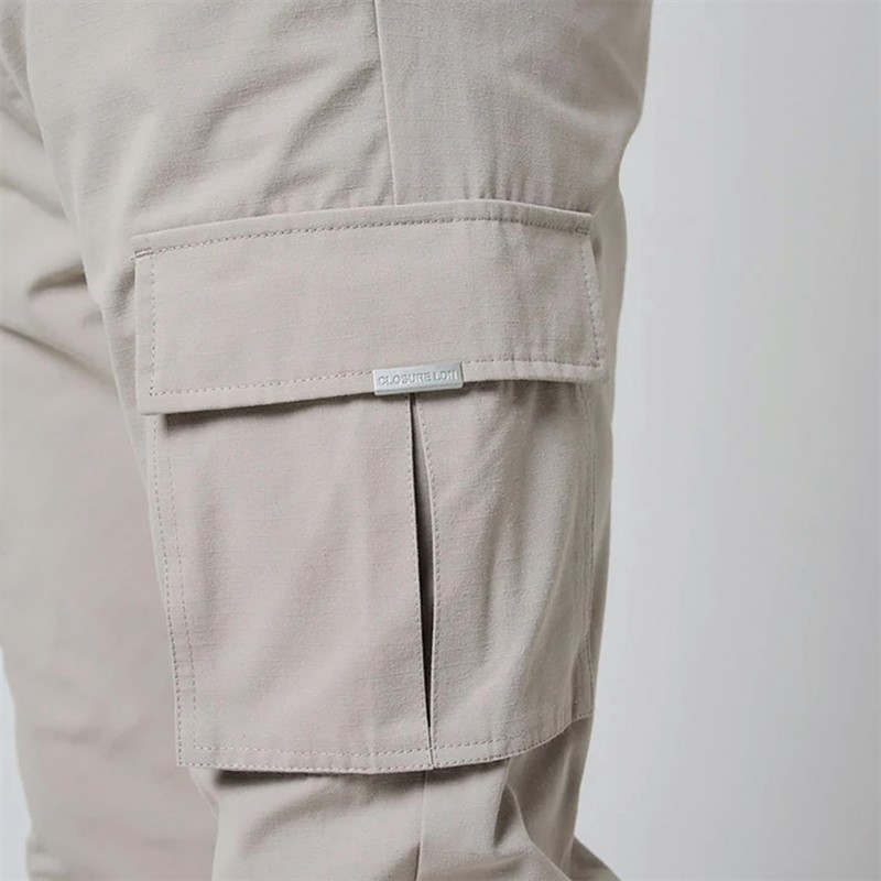 Mens Core Hoodie And Cargo Trousers Set Charcoal/Stone 4 Mens Core Hoodie And Cargo Trousers Set Charcoal/Stone