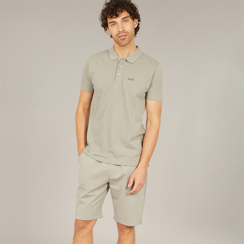 Mens Andrius Polo And Shorts Co-Ord Forest 1 Mens Andrius Polo And Shorts Co-Ord Forest