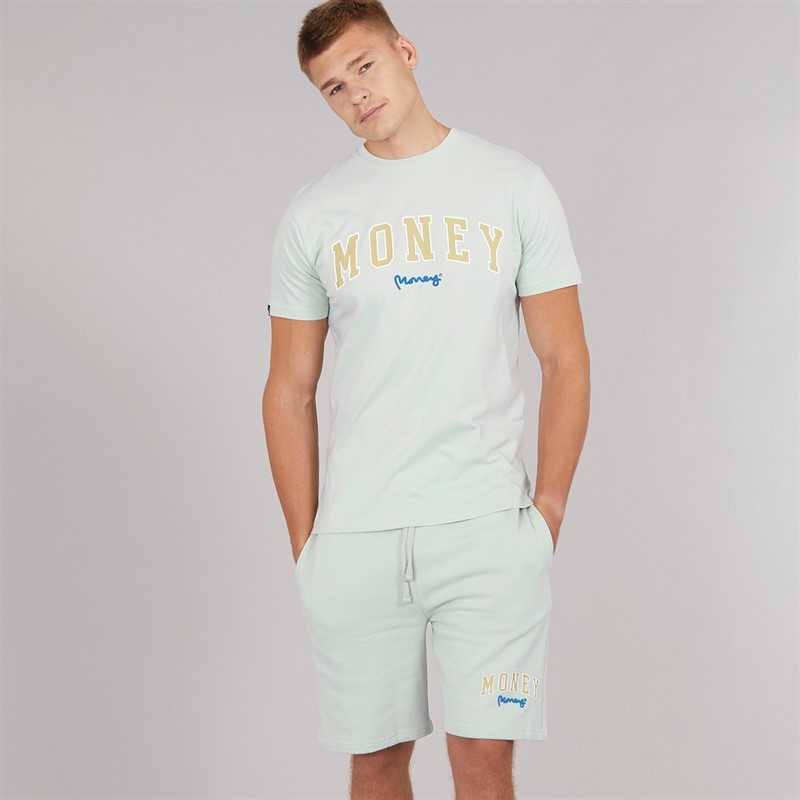 Mens College Co-Ord Set Baby Blue